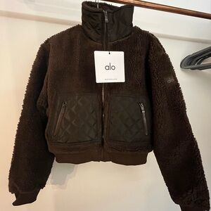 ALO Yoga Chocolate Sherpa Jacket